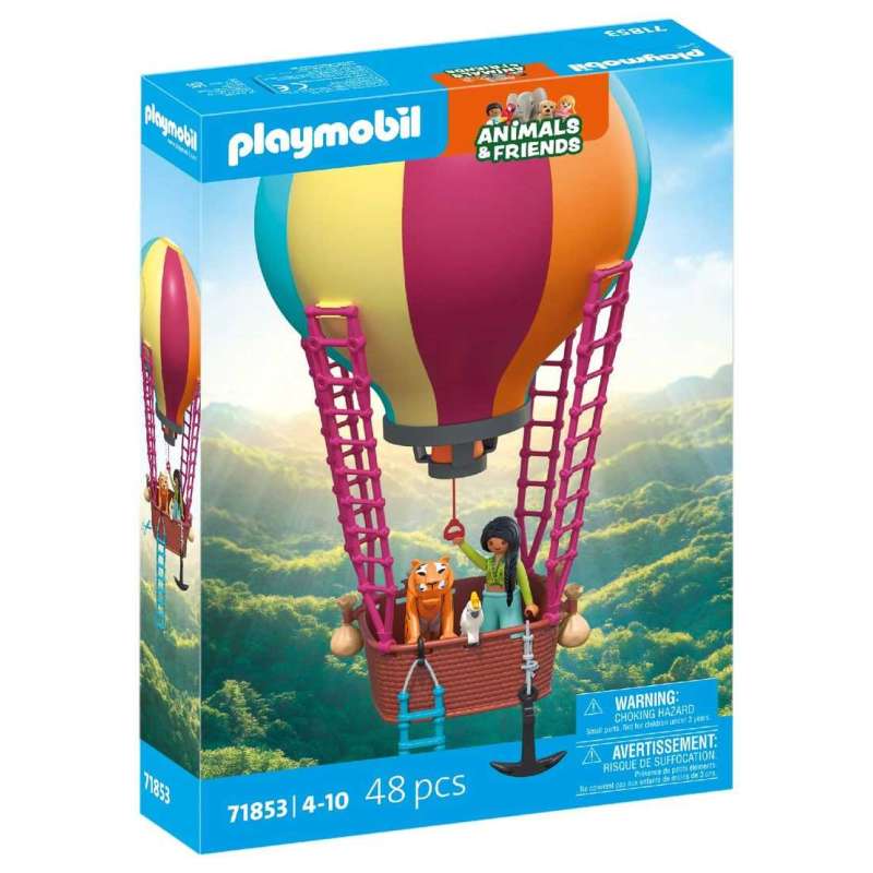 playmobil viaje en globo
