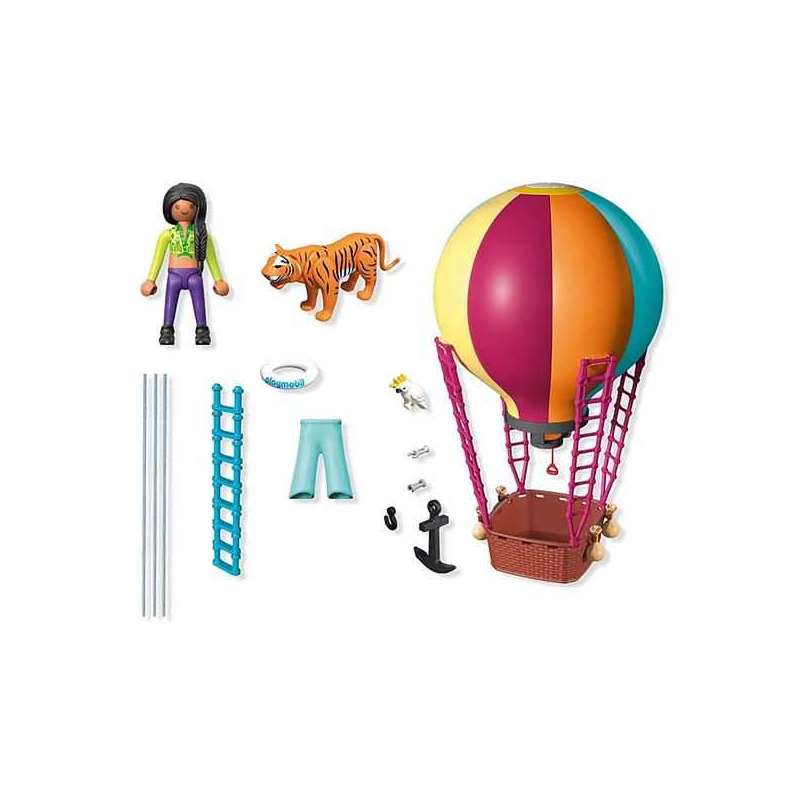 playmobil viaje en globo
