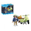 playmobil 1969 vespa 150 sprint verde ( 71621)