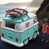 playmobil x volkswagen t1 camper (playmobil - 71857)