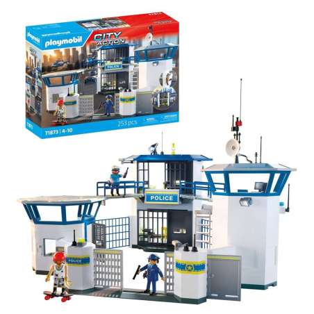 playmobil central de policia (playmobil - 71873)