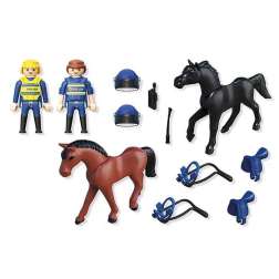playmobil escuadron policial a caballo (playmobil - 71877)