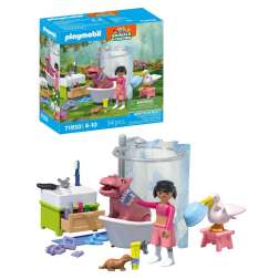 playmobil divertido baÑo de animales (playmobil - 71950)