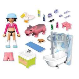 playmobil divertido baÑo de animales (playmobil - 71950)