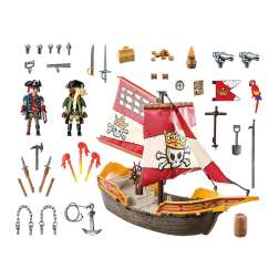 playmobil barco de piratas (71418)