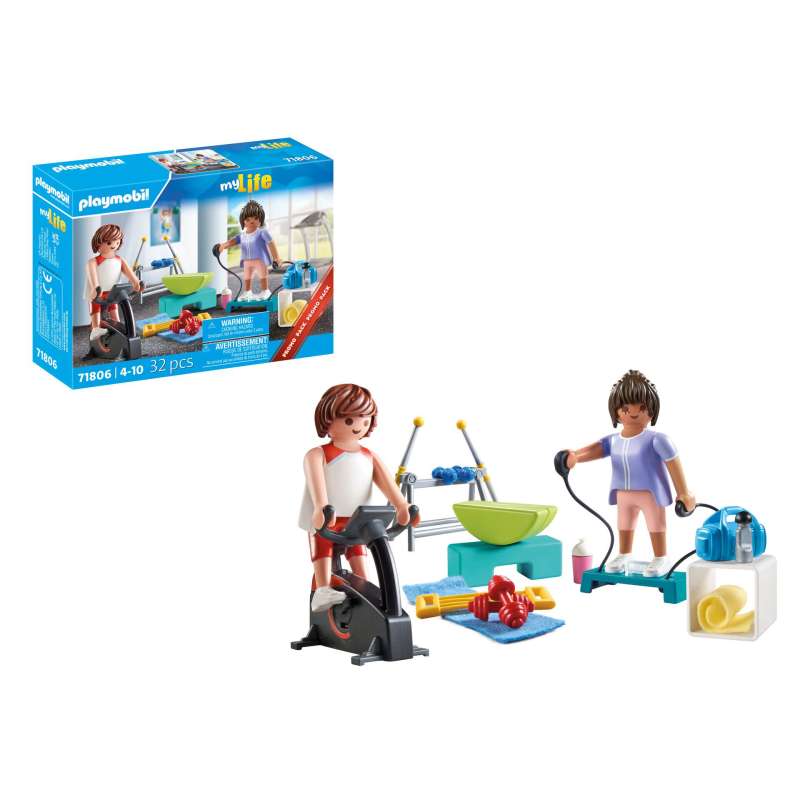 playmobil entrenamiento fitness (71806) playmobil entrenamiento fitness (71806)
