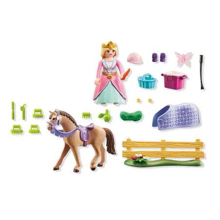 playmobil starter pack princesa con caballo (71801)