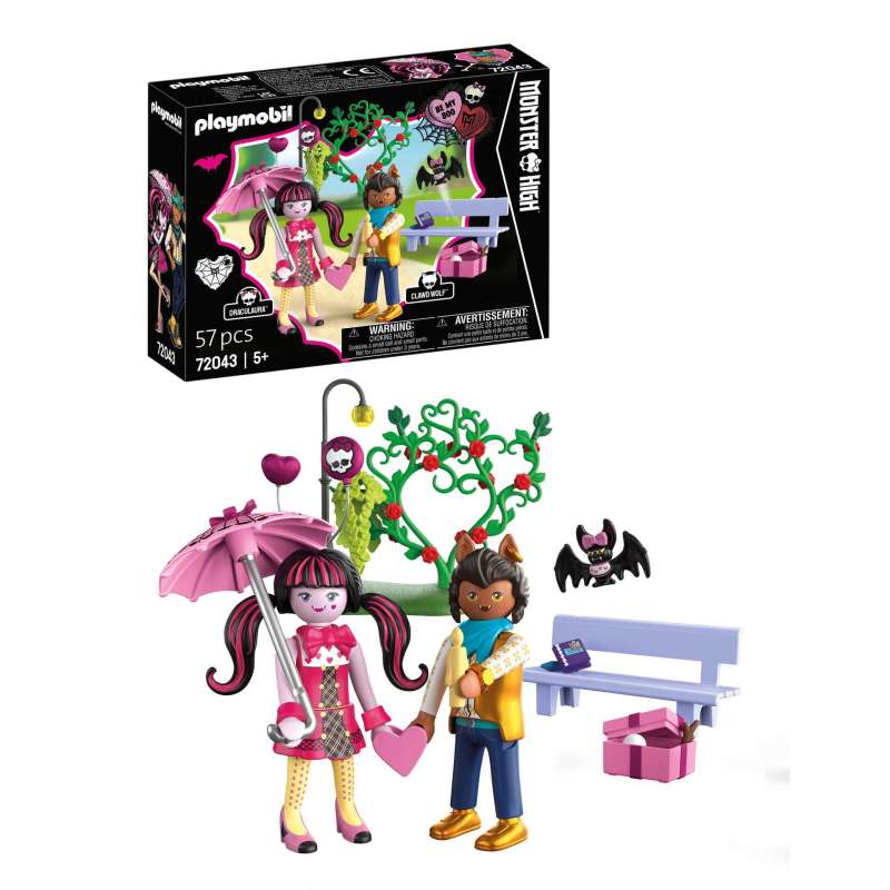 playmobil monster high cita de san valentin (playmobil - 72043)
