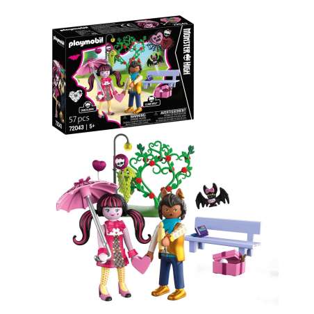 playmobil monster high cita de san valentin (playmobil - 72043)
