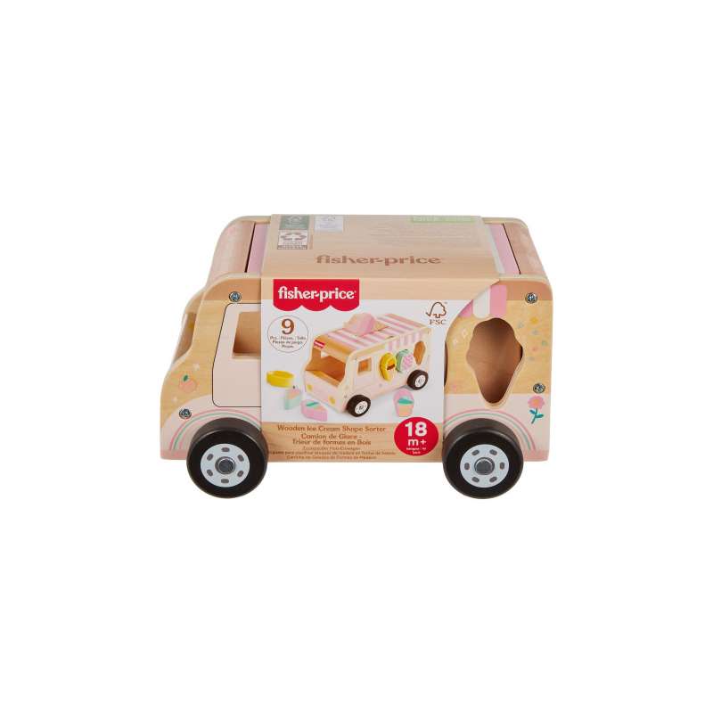 fisher-price heladeria de madera (mattel - hxt86)