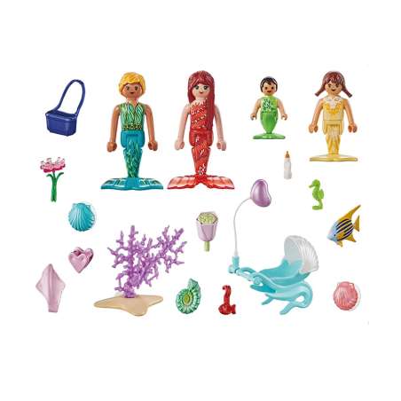 playmobil starter familia de sirenas (71469)