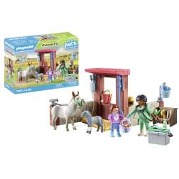 playmobil starter veterianria de granja (71471)