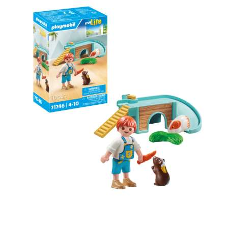 playmobil casa para cobayas (71746)