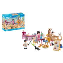 playmobil cafeteria para gatos (71744)