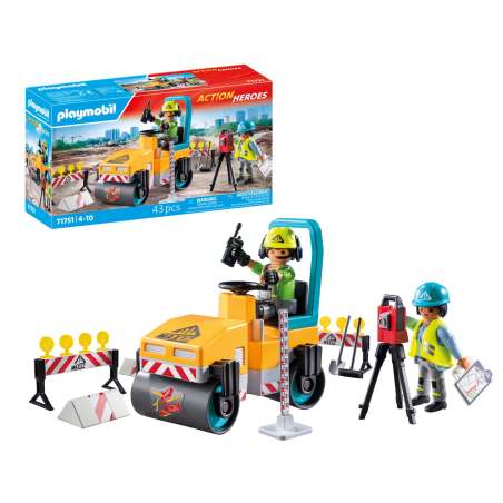 playmobil construccion de carreteras (71751)