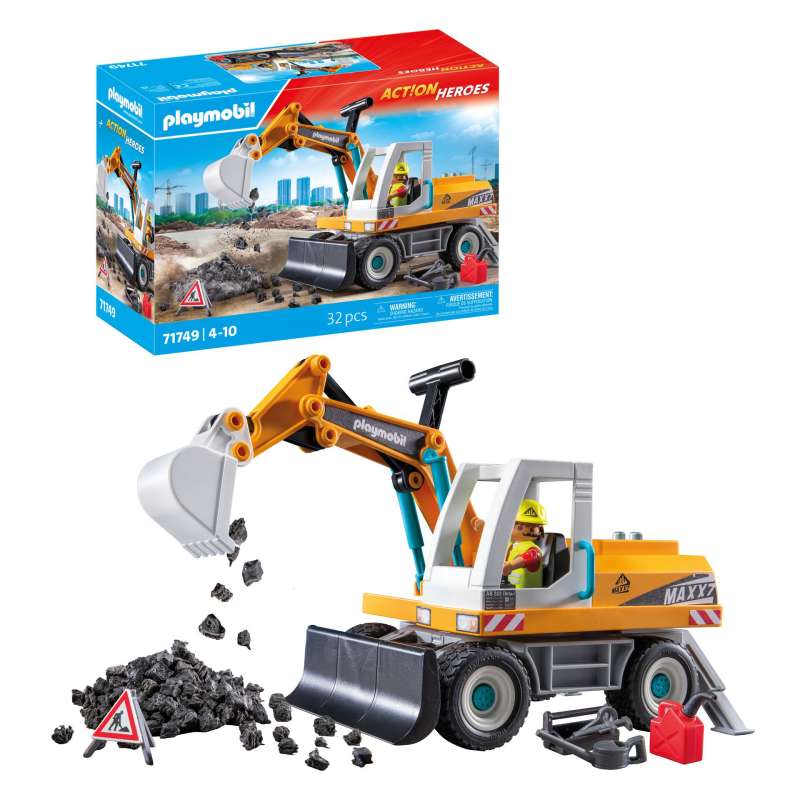 playmobil excavadora grande (71749)