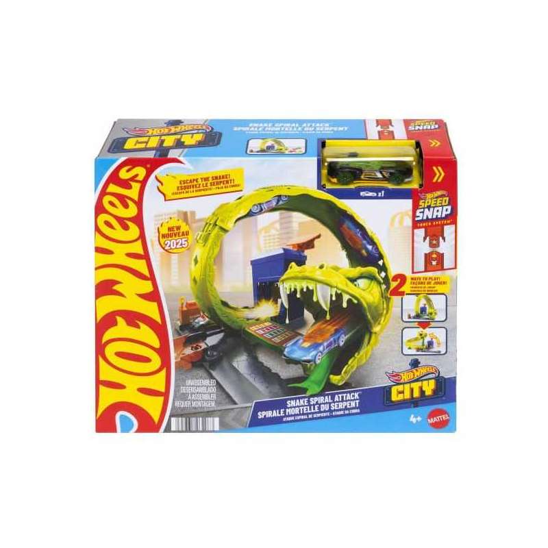 hot wheels city ataque espiral de la serpiente (mattel - jbm639)