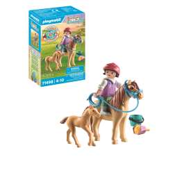 playmobil niÑa con poni y potro ( playmobil - 71498)