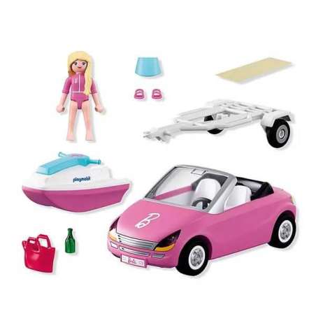playmobil x barbie descapotable (playmobil - 72123)
