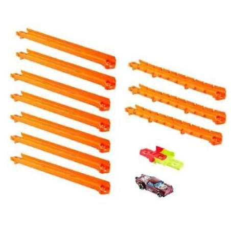 hot wheels track builder pack 10 basico pista (mattel - jdw43)
