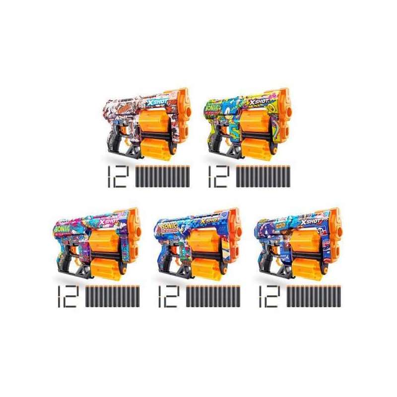 x-shot pistola skins dread sonic 12 (zuru - 36583) x-shot pistola skins dread sonic 12 (zuru - 36583)