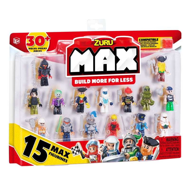 zuru max build pack 15 mini figuras (zuru - 8344) zuru max build pack 15 mini figuras (zuru - 8344)