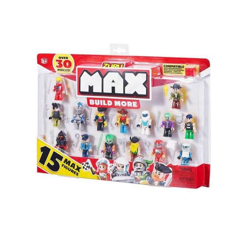 zuru max build pack 15 mini figuras (zuru - 8344) zuru max build pack 15 mini figuras (zuru - 8344)
