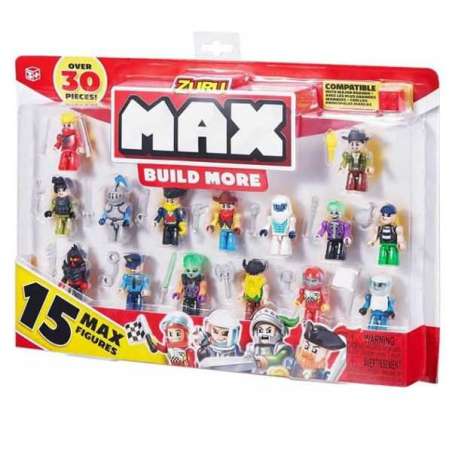 zuru max build pack 15 mini figuras (zuru - 8344)