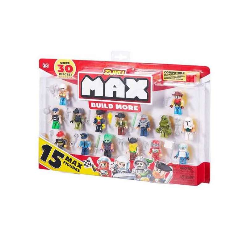 zuru max build pack 15 mini figuras (zuru - 8344) zuru max build pack 15 mini figuras (zuru - 8344)