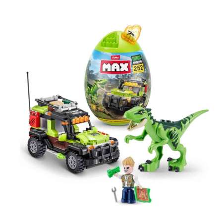 zuru max build s1 pack dino con 228 piezas (zuru - 83154)