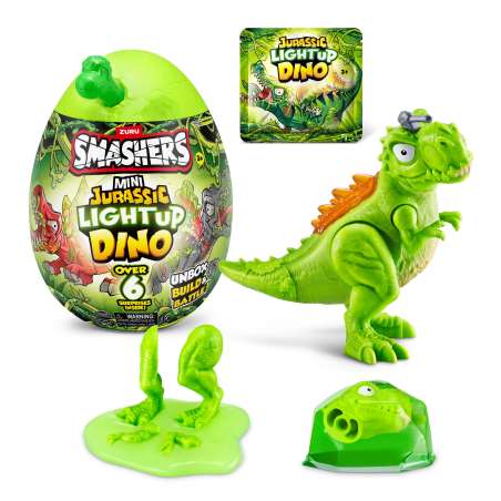 zuru smashers jurassic mini light-up s1 (zuru - 74107tq5)