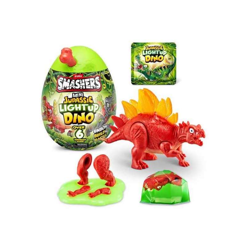 zuru smashers jurassic mini light-up s1 (zuru - 74107tq5)