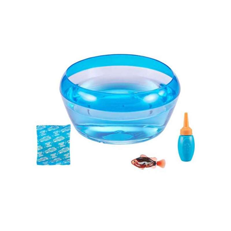 zuru robo alive pecera con pez electronico (zuru - 7126)