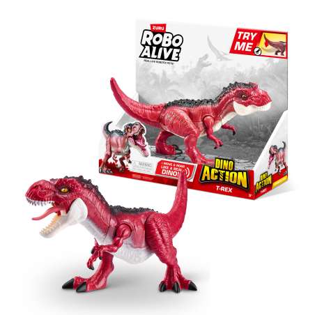 zuru robo alive t-rex con sonido dino action (zuru - 7171)