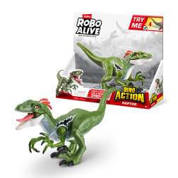 zuru robo alive raptor con sonido dino action (zuru - 7172)