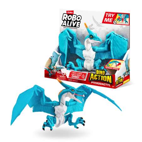 zuru robo alive pterodactilo con sonido dino action (zuru - 7173)