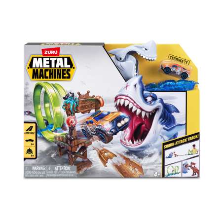 zuru metal machines pista tiburon playset (zuru - 6760)