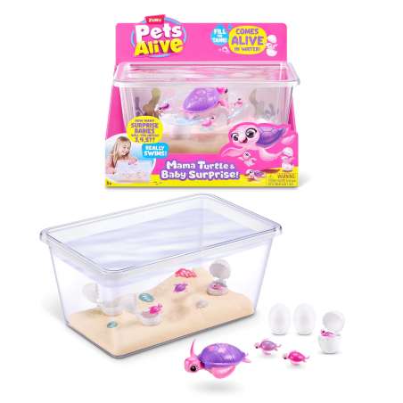 zuru pets alive mama tortuga y bebes sorpresa (zuru - 9560)