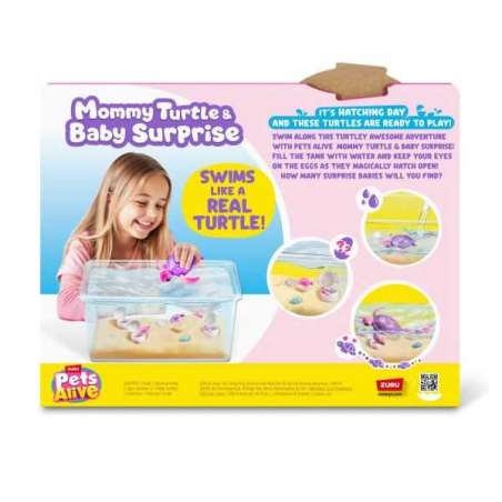zuru pets alive mama tortuga y bebes sorpresa (zuru - 9560)