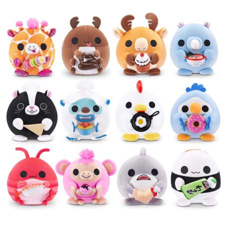 zuru snackles s1 peluche 13 cm en capsula surtidos (zuru - 77693gq1)