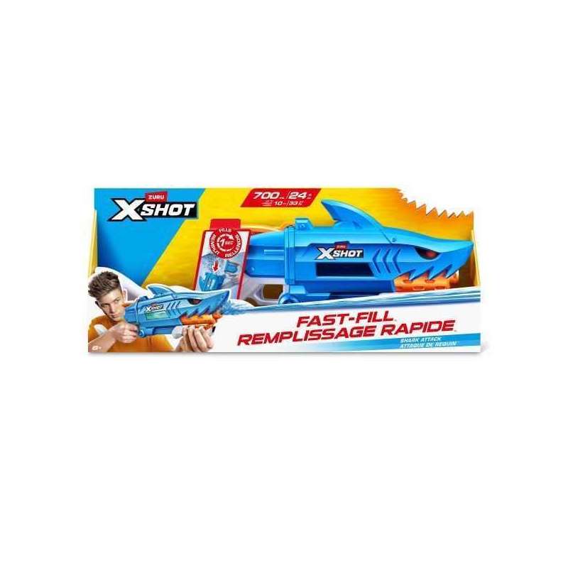 x-shot water pistola tiburon fast fill ( zuru - 118195) x-shot water pistola tiburon fast fill ( zuru - 118195)
