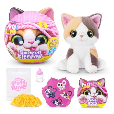 zuru pets alive smitten kitten gatito electronico (zuru - 9568)