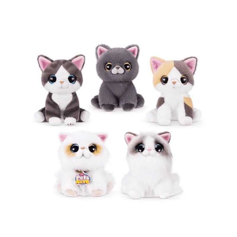 zuru pets alive smitten kitten gatito electronico (zuru - 9568)