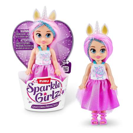 zuru sparkle girlz mini muÑeca unicornio cupcake s (zuru - 10094tq3)