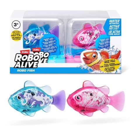 zuru robo alive pack 2 robo fish (zuru - 71160uq1)