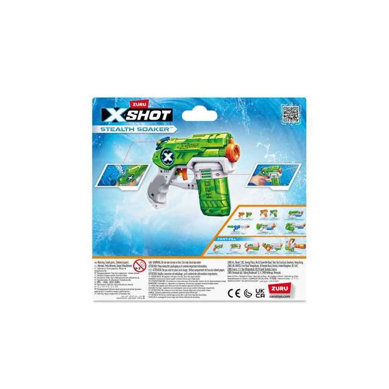 x-shot water pistola stealth soaker (zuru - 01226)
