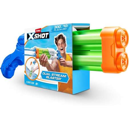 x-shot water lanzador de agua doble (zuru - 118136dbq1)