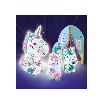 style 4 ever pack 3 familia unicornio (canal toys - ofg287)