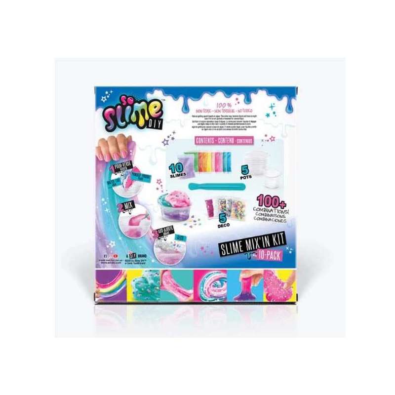 slime mix in kit 10 pack ( canal toys - ssc184 )