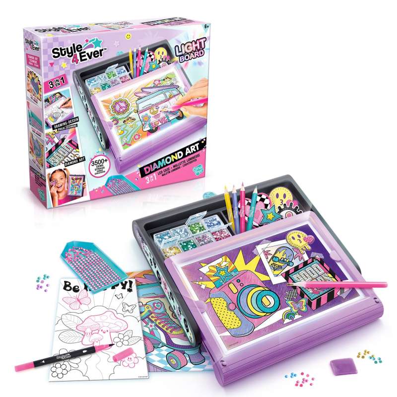 style 4 ever diamond art maletin led (canal toys - ofg300) style 4 ever diamond art maletin led (canal toys - ofg300)